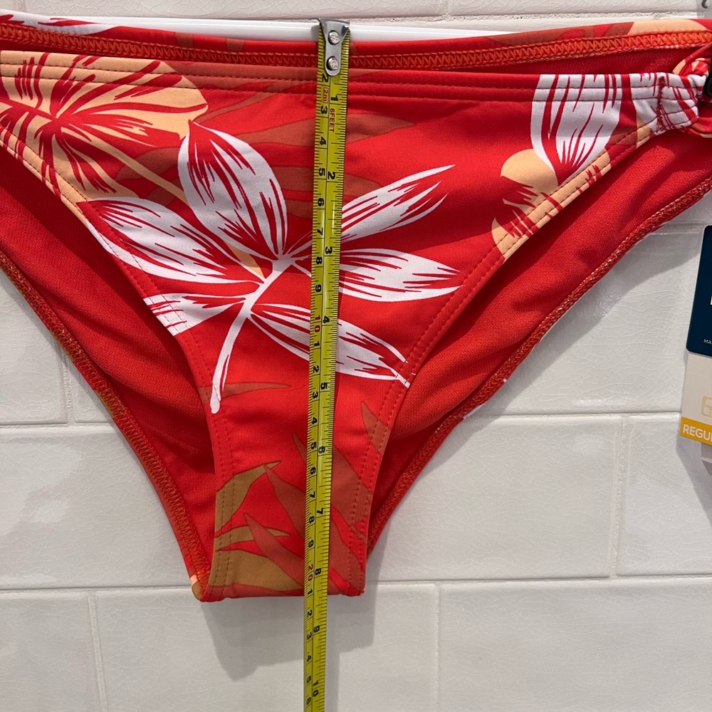 NWT Roxy Red Floral Bikini Bottom - Picture 6 of 6